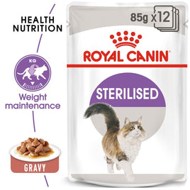 Royal Canin Wet Food - Sterilised Gravy (85G Pouches)