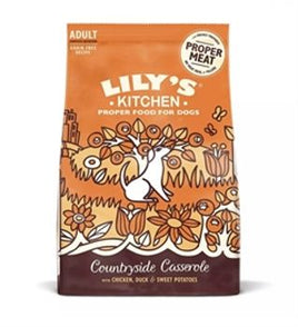 Lily's Kitchen Countryside Casserole with Chicken, Duck & Sweet Potatoes Adult Dry Dog Food (2.5kg)