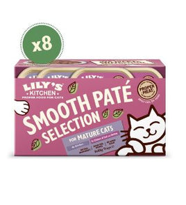 Lily's Kitchen Paté for Mature Cats Multipack Wet Cat Food (8x85g)