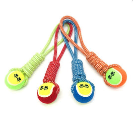 Rabbit 7 Ring Tennis Ball on Rope - 36cm