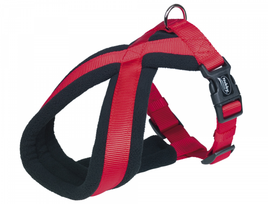NOBBY ADJUSTABLE COMFORT HARNESS CLASSIC WAIST: 35-50 CM; W: 25/50 MM - RED