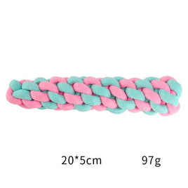 PETS CLUB COTTON CORN DOG TOY PINK