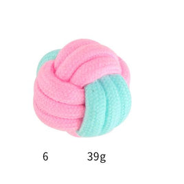 PETS CLUB COTTON KNOT BALL PINK FOR DOGS