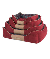 Scruffs Highland Dog Bed - L-RED