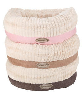 Scruffs Ellen Donut Dog Bed - M-PINK