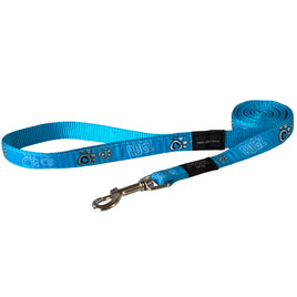 Rogz Turquoise Paw Lead HL01-CG - SMALL