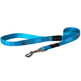 Rogz Turquoise Paw Lead HL12-CG - M