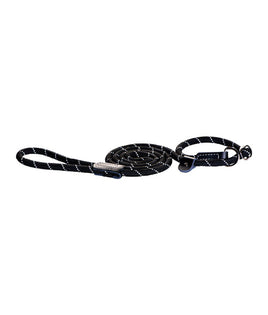 ROGZ ROPE DOG LEAD - L-BLUE