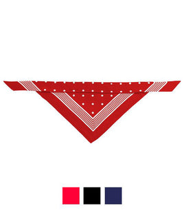 Hunter Scarf for Collars with Loops Cotton - RED