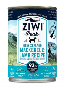 Ziwi Peak Canned Dog Food Mackerel & Lamb