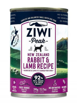 Ziwi Peak Canned Dog Food Rabbit & Lamb - 390g