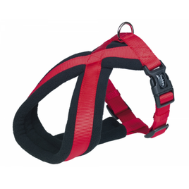 NOBBY ADJUSTABLE COMFORT HARNESS CLASSIC RED WAIST: 70-100 CM; W: 25/50 MM