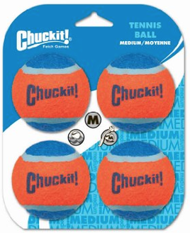 Chuckit Tennis Ball 4/pack