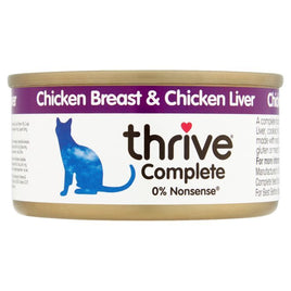 Thrive Complete Cat Chicken & Liver Wet Food 75g