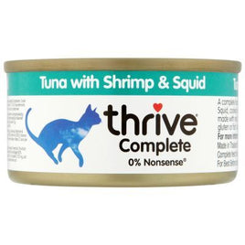 Thrive Complete Cat Tuna w/ Shrimp & Squid Wet Food 75g