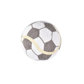 BPS football for large dogs - grey - 10cm