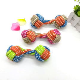 Braided Rope Dumbbell - Small (18cm)