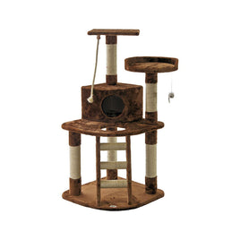 Cat Tree With Ladder & Rope SIZE 81Wx64Lx121H
