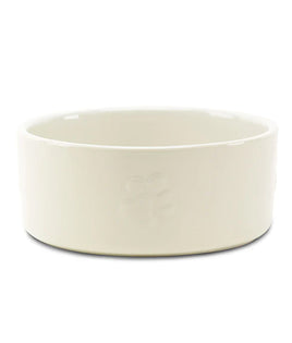 Scruffs Icon Dog Food Bowl - 25CM-CREAM