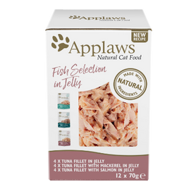 Applaws Cat Fish Multipack 12 X 70G Pouch (Multipack Fish Selection)