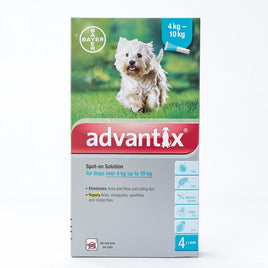 Advantix - For Dogs between 4 to 10kilo