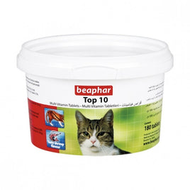 Beaphar Top 10 Cat  Multi-Vitamins 180 Tabs