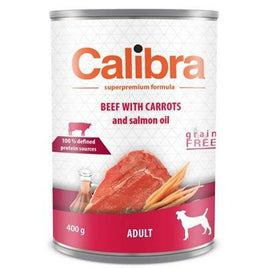 Calibra Adult Beef With Carrots And Salmon Oil 400G