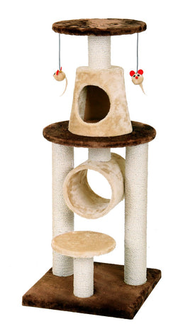 Bonalti Cat Play Tower - Brown-Beige