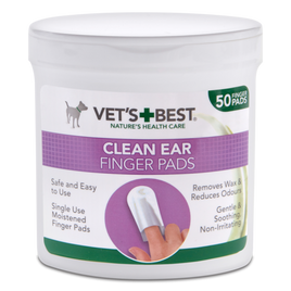 Vets Best Clean Ear Finger Pads