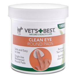 Vets Best Clean Eye Round Pads