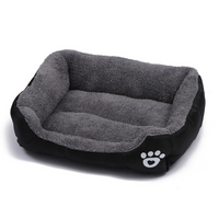 Habibi Pets Washable Plush Pet Bed