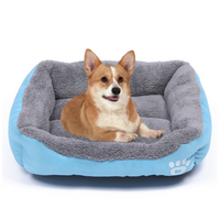 Habibi Pets Washable Plush Pet Bed