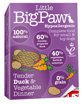 Little Big Paw - Dog Duck & Veg Dinner
