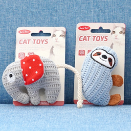 Kara Pets Wildlife Cat Toy - Elephant