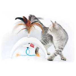 Feather Spinner Pet Droid w/ 2 Replaceable Natural Feather Caps and 3 Motion Sensors