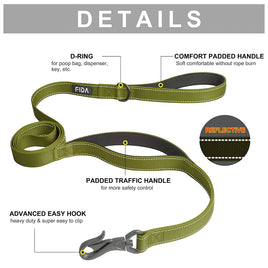 Fida Heavy Duty Dog Leash – Yellow
