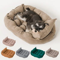 Habibi Pets Soft folding Pet Bed With Pillow