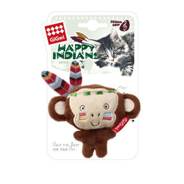 Happy Indian "Melody Chaser" Monkey w/ motion activated sound chip
