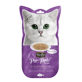 Kit Cat Puree Plus+ Tuna & Collagen Care