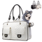 Habibi Pets Luxurious Dog Handbag - White
