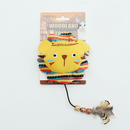 Woodland Tribal Cat Toy With Catnip - Lion