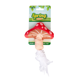 Kara Pets Garden Cat Toy - Mushroom