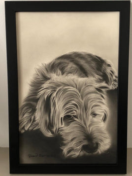 Hand drawn Portrait - A4 (with frame)
