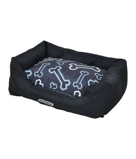 Rogz Flat Pod Bed - Black Bone