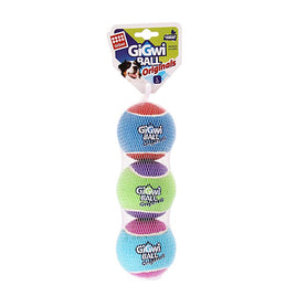 Gigwi Originals Tennis Ball Large (3pcs with different color in one pack)