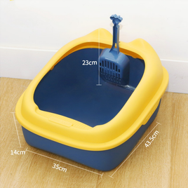 Habibi Pets Colourful Litter Tray With Scoop