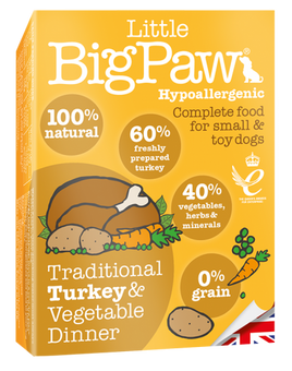 Little Big Paw - Dog Turkey & Veg Dinner