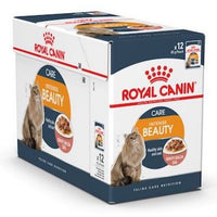 Royal Canin Wet Food - Hair & Skin with Gravy (Intense Beauty) (12 X 85G Pouches)