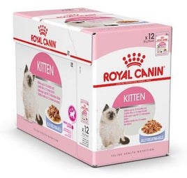 Royal Canin Wet Food - Kitten With Jelly (12 X 85G Pouches)