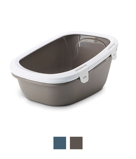 Savic Simba Sift Cat Litter Tray with Si - NA/GREY - GREY